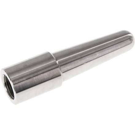 RVS Lasaansluiting Thermowell voor 100mm Dompelbuis Max 600°C en 25 Bar - TWBLSH-W-100