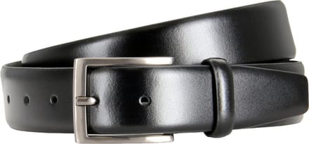 LINDENMANN leren heren riem - zwart