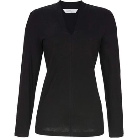 Zwart pyjamashirt Ringella katoen - Zwart - Maat - 38
