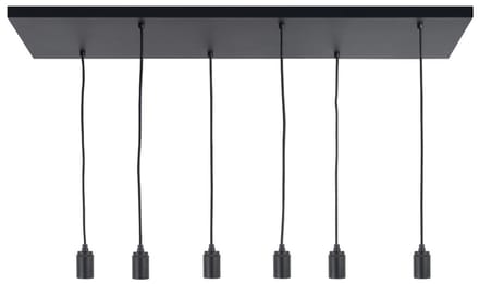 HighLight pendellamp Fantasy 6L - zwart
