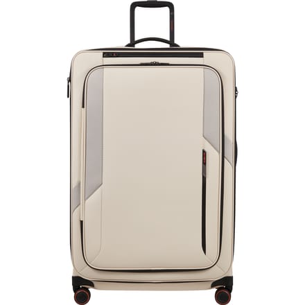 Samsonite Koffer - Glazed spinner 84/32 (4 wiel) lichtgewicht koffer - 54 x 84 x 36/39 cm - uitbreidbaar - Sandstone - 178 l