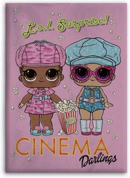 LOL Surprise Fleece plaid Cinema 100 x 140 cm