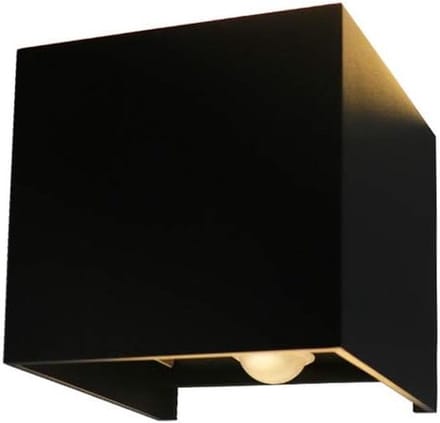 LED Wandlamp met Bewegingsensor - 7W - 3000K - IP65 - Verstelbare Lichthoek - Zwart