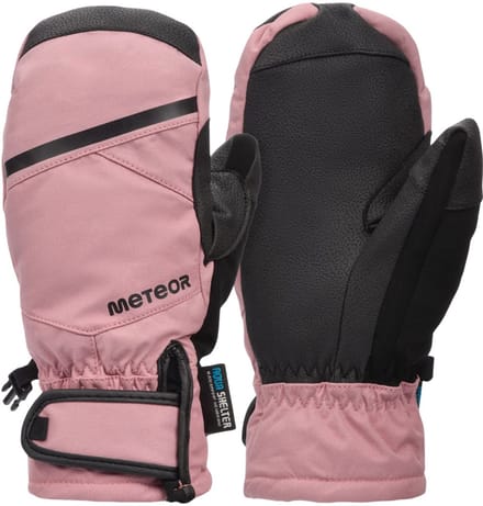 Meteor Handschoenen Hazy Roze-Zwart - Maat S