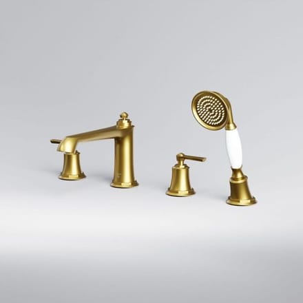 Steinberg series 350 4-hole bath rim faucet 350 2400 BG