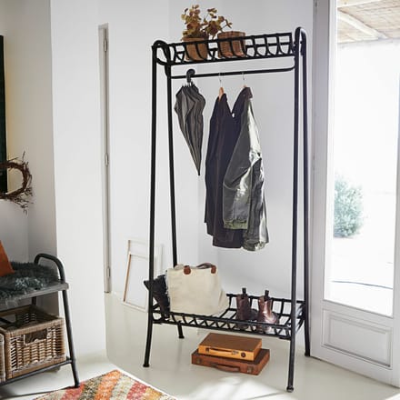 LOBERON Garderobe Downey antiekzwart