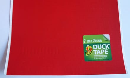Duck Tape Sheet Cherry Red