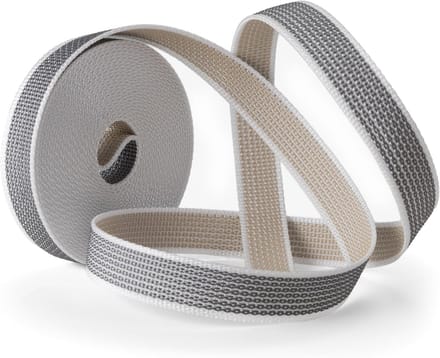 Roller Shutter Belt - Replacement Cable - Window Control - UV Resistant Wear - 22mm x 6m - Beige Grey