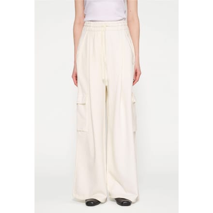 10DAYS Wide Leg Cargo Pants Light Natural Größe: S | Cargohosen Outlet | Damen