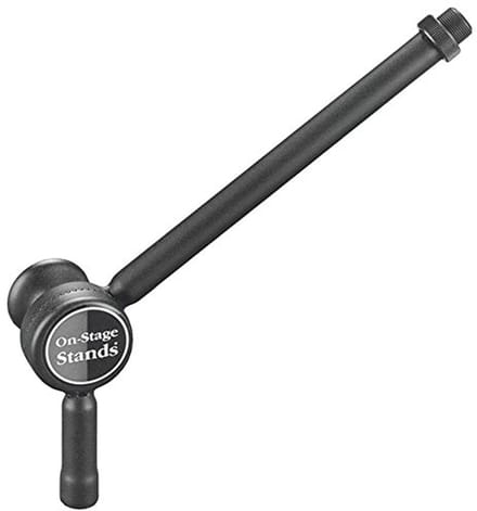 Mini Microfoon Boom Arm Zwart - Compact en Duurzaam