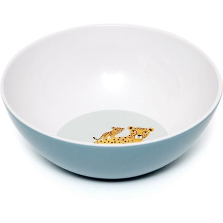 Petit Monkey melamine kom leopard aqua