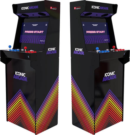 ICONIC Arcade - Arcade spelautomaat - 21 inch Full HD IPS-scherm - Wi-Fi en Bluetooth - Klassieke arcadebeleving