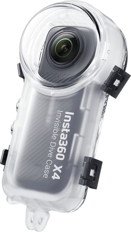Insta360 – X4 Invisible Dive Case - Accessoire voor Action Camera - Onzichtbare Duikhoes - Waterdicht - Accessoire voor Action Camera