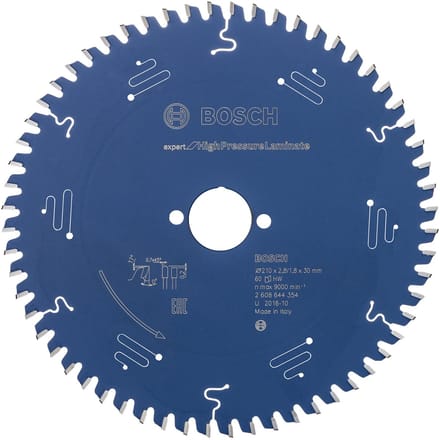 Bosch EXPERT FOR HIGH-PRESSURE LAMINATE CIRCULAR SAW BLADE FOR HANDHELD CIRCULAR SAWS