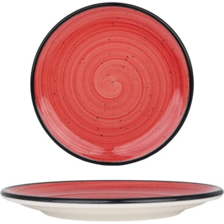 Bonna Dessertbord - Aura Passion - Porselein - 17 cm - set van 6