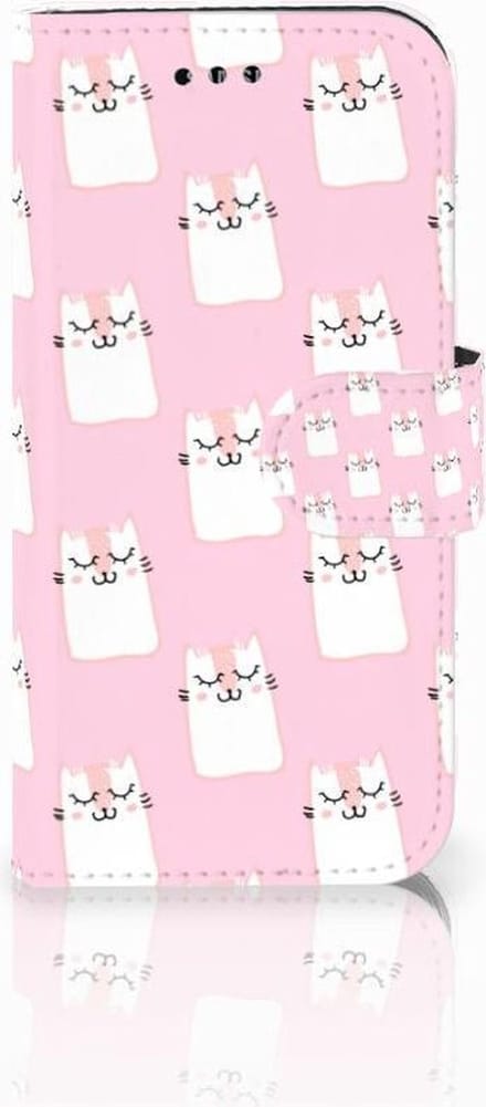 Samsung Galaxy A3 2017 Telefoonhoesje met Pasjes Sleeping Cats
