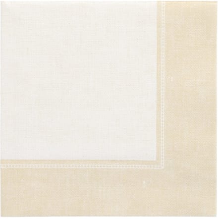50 Servetten ROYAL Collection 1/4 vouw 40 cm x 40 cm champagne Linum