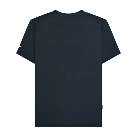 Lambretta Heren SS25 Racing Stripe T-shirt (Marine / Wit / Blauw)