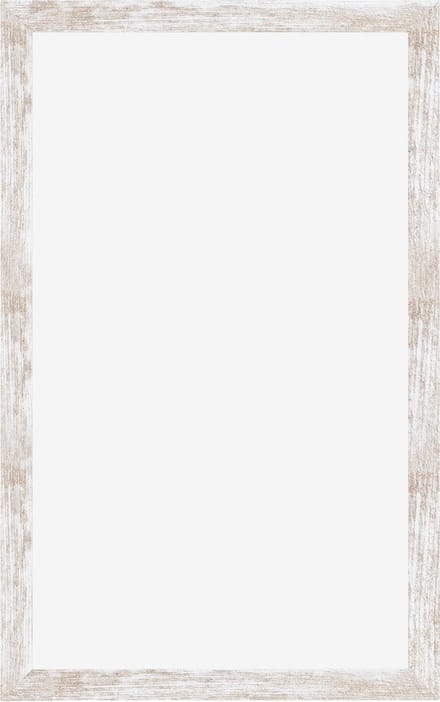 Fotolijst 33x48 cm - MDF - White Wash - Cork