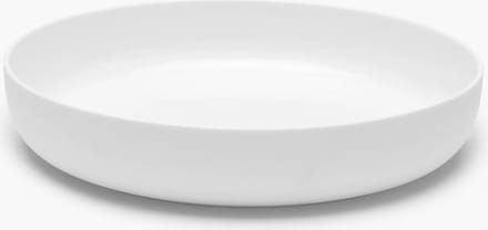 Serax Piet Boon Base diep bord D24cm H4,5cm MAT wit (set 4 stuks)
