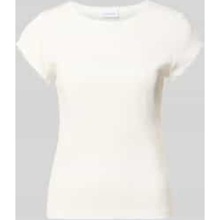 Geribbelde T-shirt met bubbels voor dames COMMA