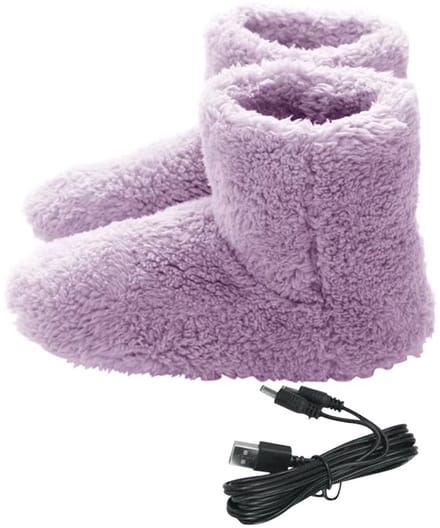 Verwarmde Schoenen - Sloffen - USB - Roze - Maat 35-39 - Dames