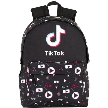 Tiktok Play Rugzak Zwart