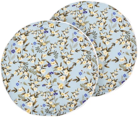 VALLORIA - Buitenkussen set van 2 - Lichtblauw - 40 cm - Polyester