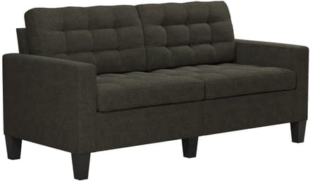 Bowie-Sofa 3-zits - Grijs Linnen