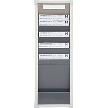 Kaarten-sorteerbord Eichner 9219 serie, ideaal voor A4, 1 kolom, H 750 x B 260 mm