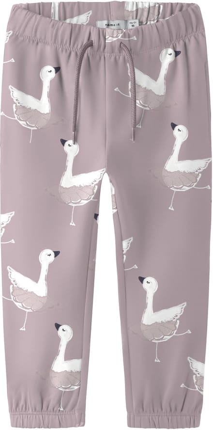 NAME IT - NMFSWANA SWEAT PANT BRU - Meisjes - Broeken