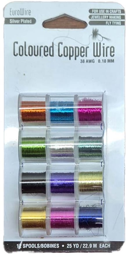 0.1 mm Gekleurd Koperdraad 12 Kleuren