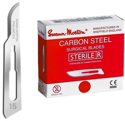 SWANN MORTON Scalpel Mes - Steriel - Nr.15