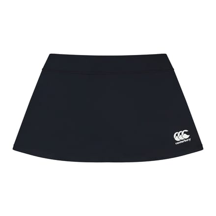 Canterbury Dames/Dames Club Effen Skort (Zwart)