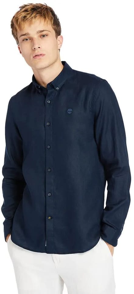 Timberland Mill River Overhemd Met Lange Mouwen Blauw 3XL Man