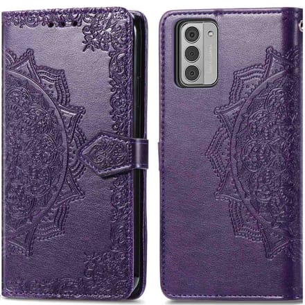 imoshion Hoesje - Geschikt voor Nokia G42 - Mandala Bookcase - Paars