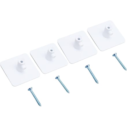Standmixer Accessoirehouders Verticale Ophanging Type Vierkant Wit Mixer Accessoires white