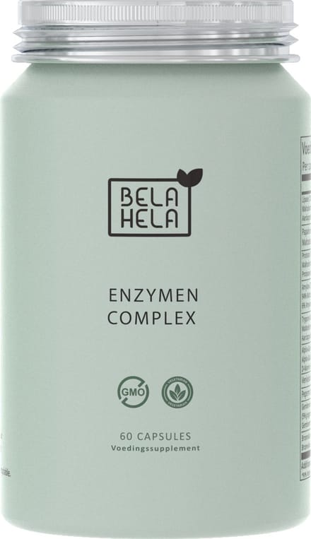 Bela Hela Enzymen Complex - 60 vegetarisch capsules - duurzame aluminium verpakking