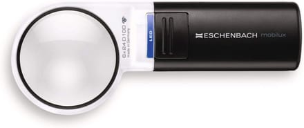 Krachtige handloep met LED-verlichting en verwisselbare kleurfilters
