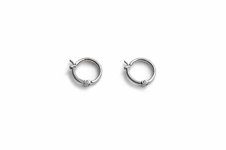Mini oorringen | zilver gekleurd