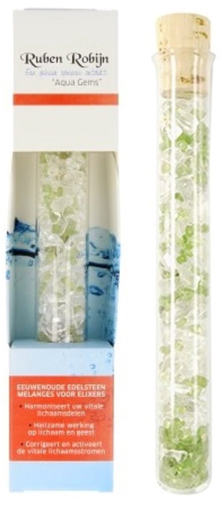Onafhankelijkheid & Zelfbeschikking small Aqua Gems edelsteenwand