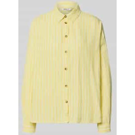 loose fit overhemdblouse van puur katoen model 'THYRA'