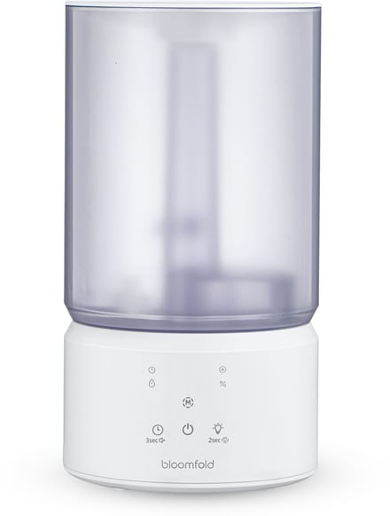 Bloomfold Luchtbevochtiger Lume - Humidifier - Aromadiffuser - 4L Anti bacteriële tank - 300ml/h capaciteit