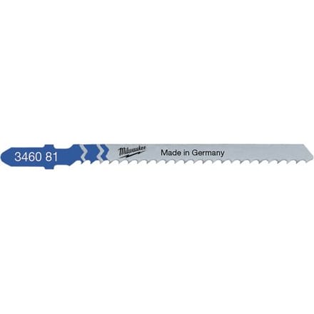 Milwaukee decoupeerzaagblad aluminium T227D Bochten 75x3mm (5 Stuks)