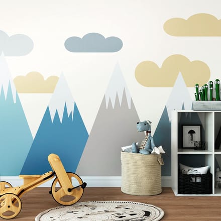 Kinderstickers van de Scandinavische bergen, Volka, 110 x 165 cm