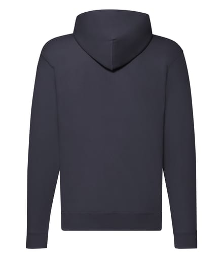 Fruit of the Loom Klassieke herenhoodie met rits (Deep Navy)