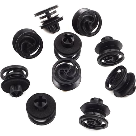 BCF1794 10 Pièces Clips de Panneau de Garniture de Porte Noir pour VW 3B0868243