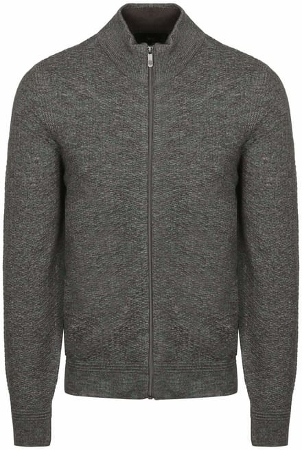 State Of Art Vest Structure Melange Groen