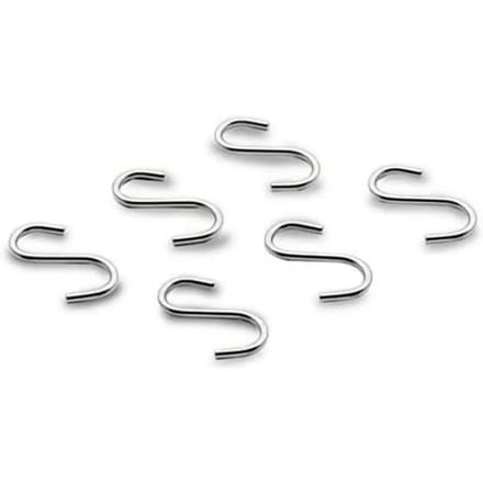 Set van 6 roestvrijstalen haken Lacor 18/10