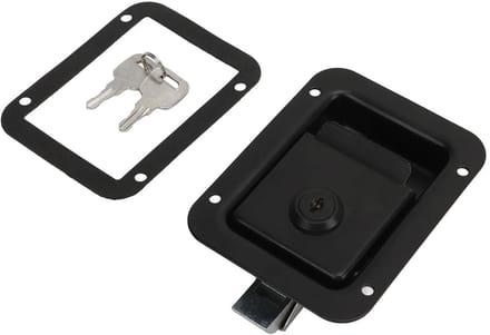 Allecto - Robuuste Trailer Paddle Deurslot met Sleutels voor RV's, Trucks en Trailers